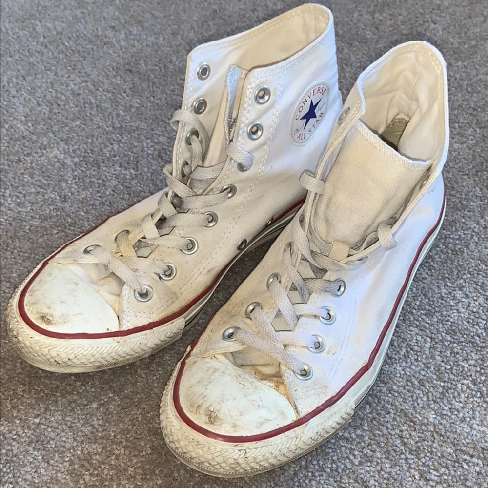 White high top converse